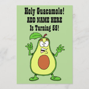 Heliga Guacamole någon håller på att vända 55 Avoc Inbjudningar