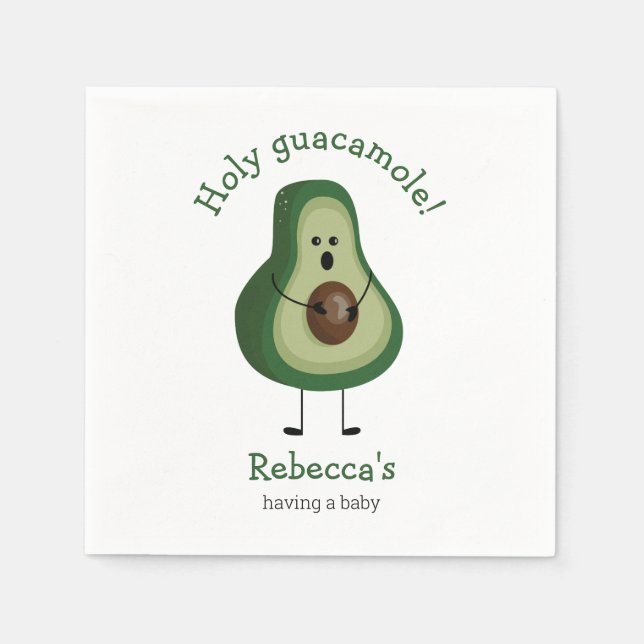 Heliga Guacamole! Pappersservett (Framsidan)