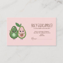 Heliga Guacamole Rosa Avocado Baby Shower