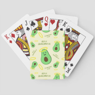 Heliga Guacamole söt avocado Casinokort