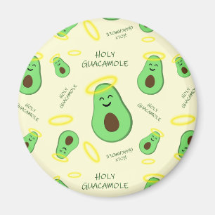 Heliga Guacamole söt avocado Magnet