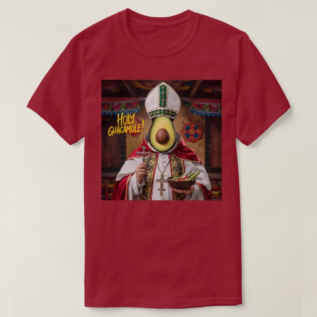 Heliga Guacamole! T Shirt (Design framsida)