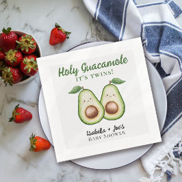 Heliga Guacamole Twillingars Funny Baby Shower Pappersservett