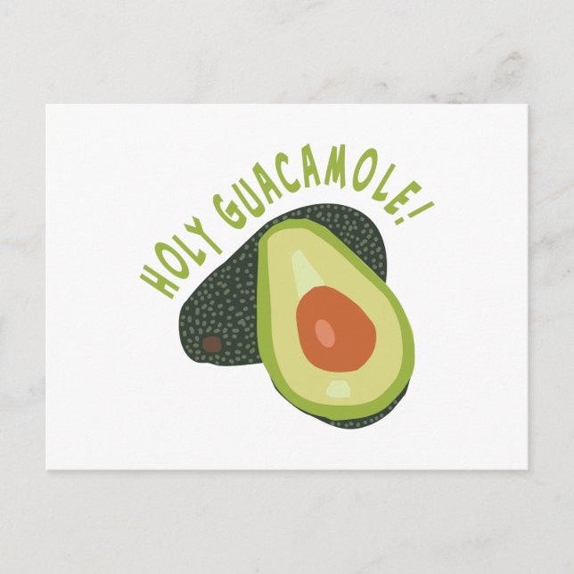 Heliga Guacamole Vykort (Framsida)