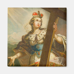 Heliga Helena med det sanna korset Sakral konst Magnet
