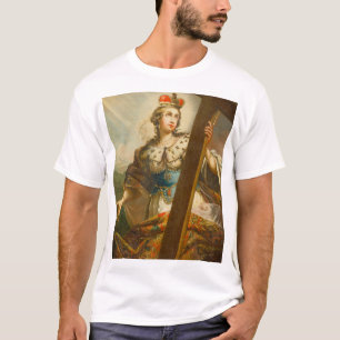Heliga Helena med det sanna korset Sakral konst T Shirt