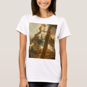 Heliga Helena med det sanna korset Sakral konst T Shirt