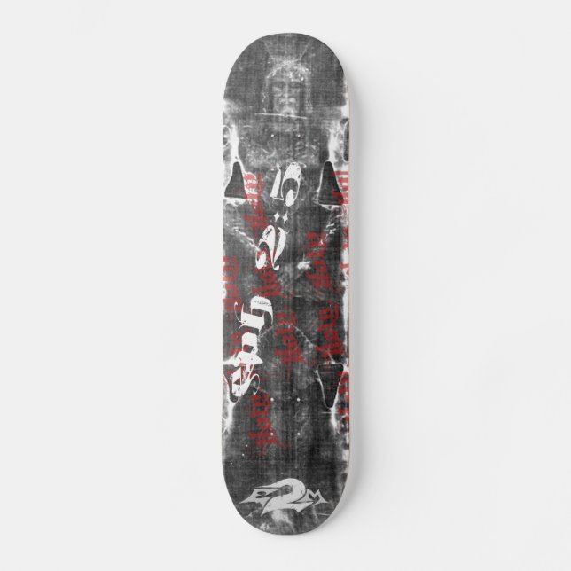 Heliga heliga, heliga skateboard bräda 20 cm (Framsida)