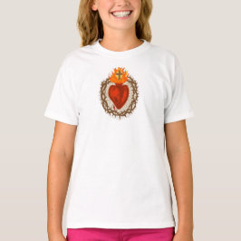 Heliga hjärtans flicktröja t shirt