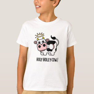 Heliga Holey Cow Funny Animal Pun T Shirt