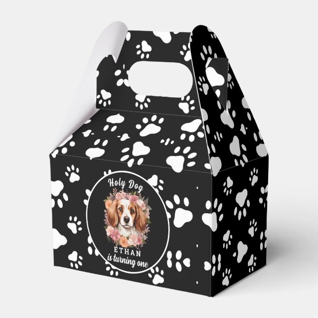 Heliga Hund, jag är en | Hund Girl 1st Birthday Presentaskar (Framsidan Sidan)