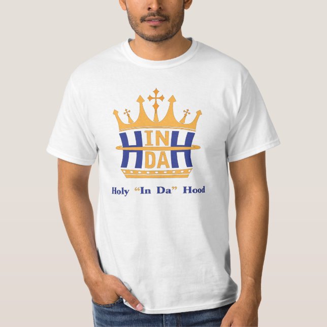 Heliga i Da-huvaskjorta Tee (Framsida)