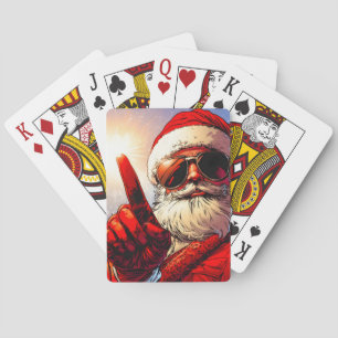 Heliga Jolly Santa Divine Glow Casinokort