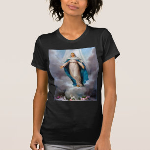 Heliga jungfruliga Mary, Jesus & gudar mor, saint Tee