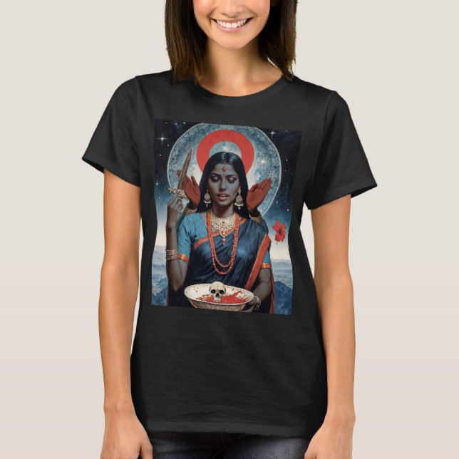 Heliga Kali T Shirt (Framsida)