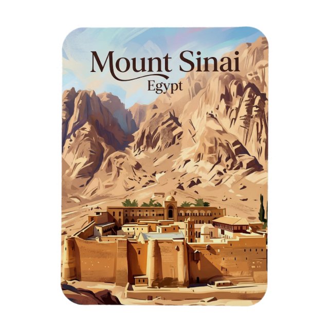 Heliga Katarina kloster Egypten Magnet (Vertikal)