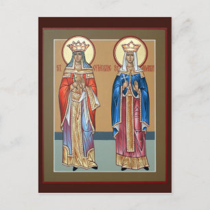 Heliga Katarina och Alexandra Bönekort Vykort