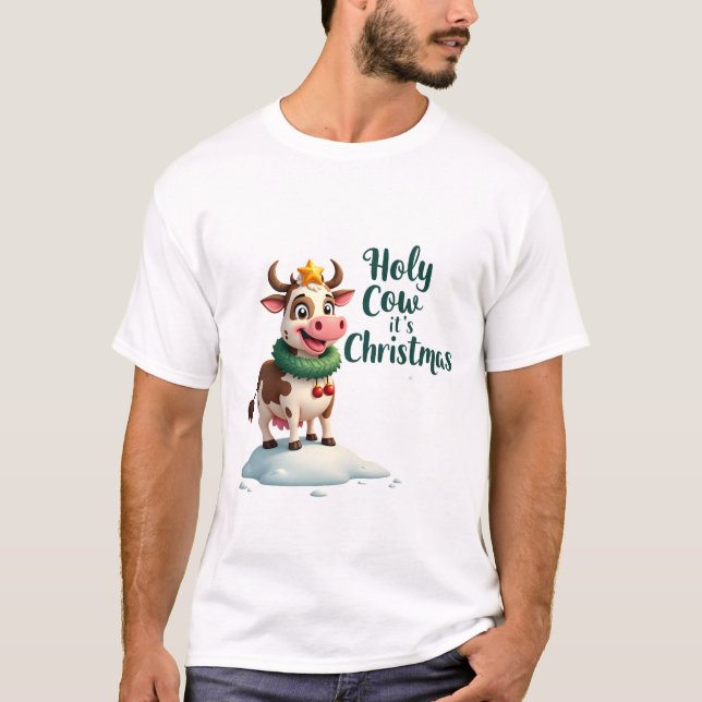 Heliga ko det är jul jag jul ko t-shirt (3) (Framsida)