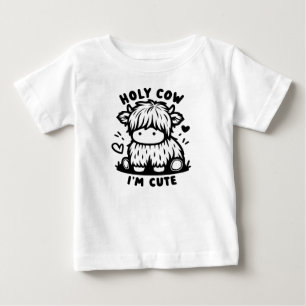 Heliga Ko Jag Är Söt för Baby Bliss T Shirt