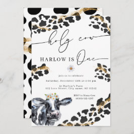 Heliga ko lantgård Första födelsedagen  Inbjudningar
