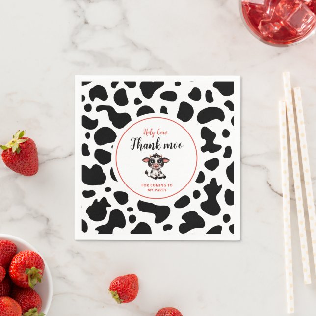 heliga ko tack för att du kom pappersservett (Insitu)