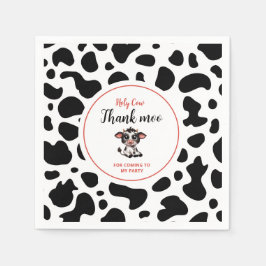 heliga ko tack för att du kom pappersservett