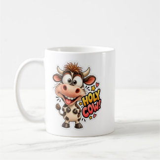 🐄😄 Heliga Kon! Rolig Mugg ☕✨