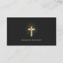 Heliga Kor Affärskortet Guld Visitkort