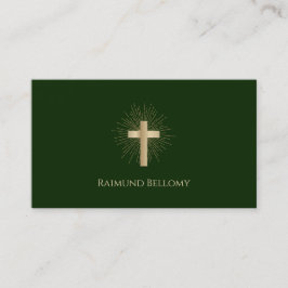 Heliga Kor Affärskortet Guld Visitkort