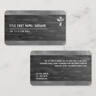 Heliga Kor Christian Faith Deacon Pastor Clergy Visitkort