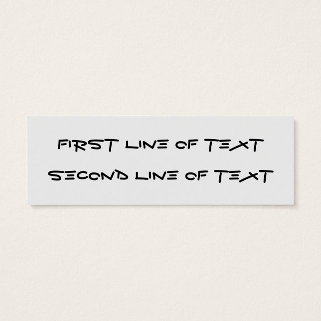 Heliga Kor och duvor Litet Visitkort (Baksidan)