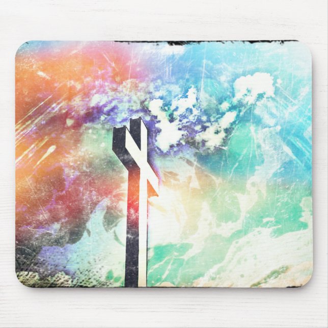 Heliga Kor Pastel Distress Musmatta (Framsidan)