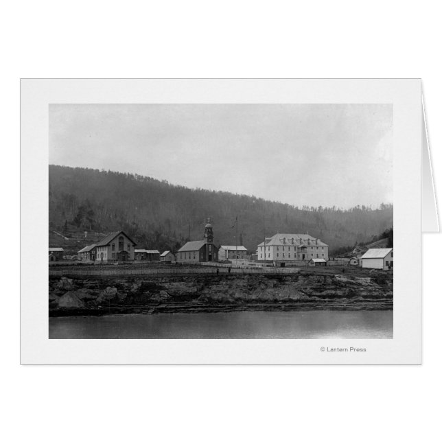 Heliga Kor Uppdrag på Yukon Alaska Hälsningskort (Framsidan Horizontal)
