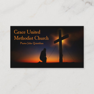 Heliga Kor vid solnedgång (personalisera) Visitkort