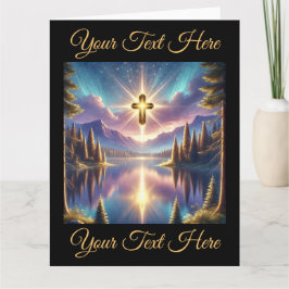 Heliga korset vid Heavenly Mountain Lake Kort