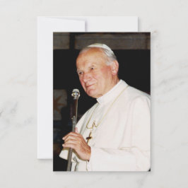 Heliga kortet Totus Tuus St. Johannes Paulus II Tack Kort