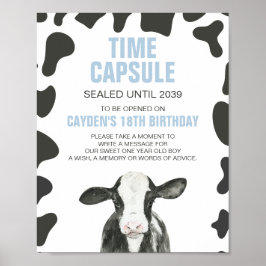 Heliga Kow 1:a födelsedagstidskapsel Poster