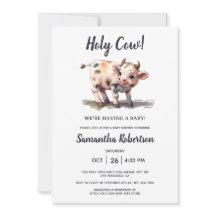 Heliga Kow Farm Animal Gender Neutral Baby Shower