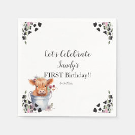 Heliga Kow första födelsedag Pappersservett