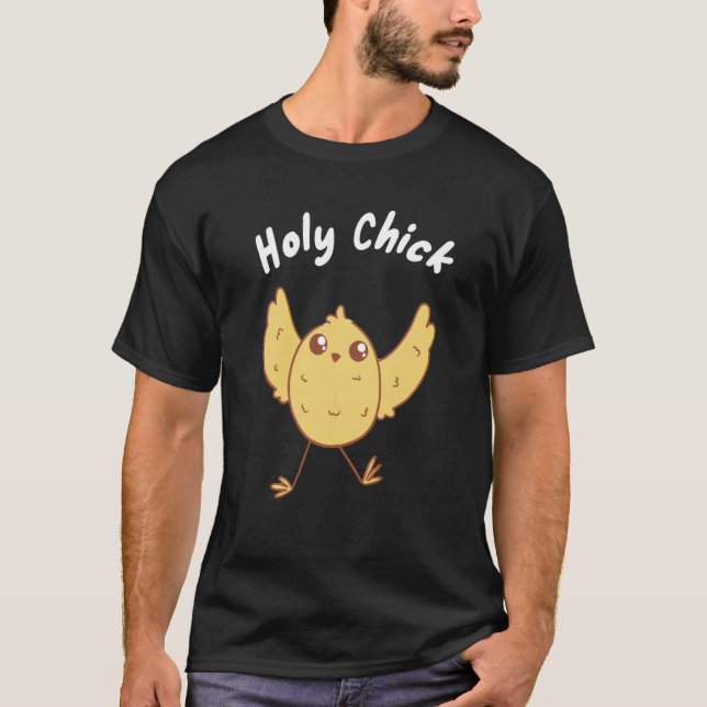 Heliga kyckling kyckling kyckling t shirt (Framsida)