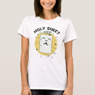 Heliga Lakan Funny Halo Papper Pun T Shirt