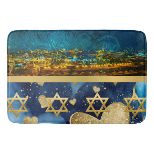 Heliga Land a Night i Jerusalem Badrumsmatta