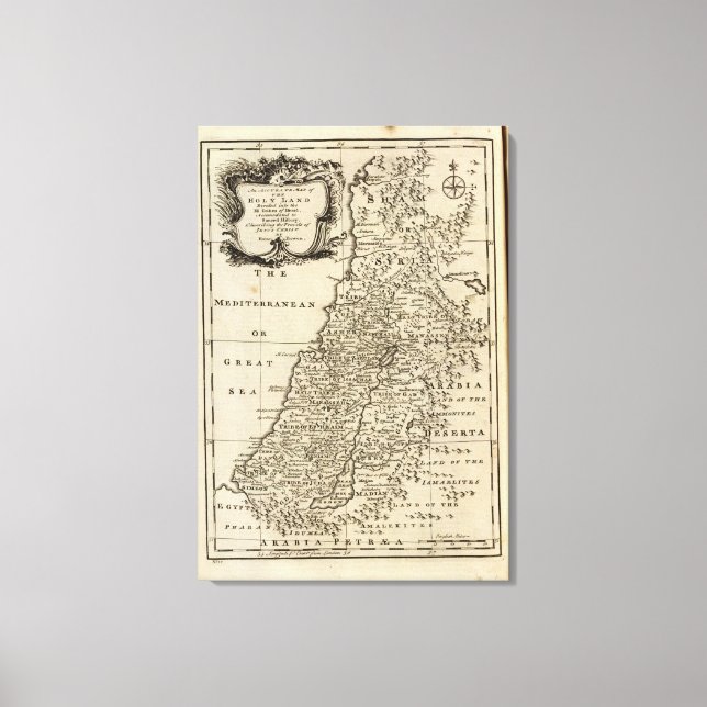 Heliga Land Canvastryck (Framsida)