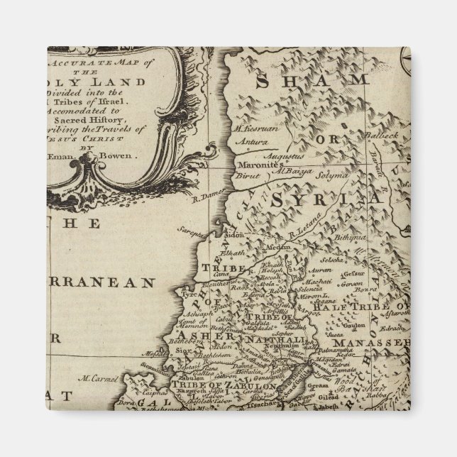 Heliga Land Magnet (Framsidan)