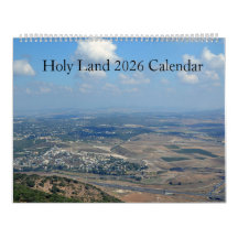 Heliga landet 2026 Väggkalender