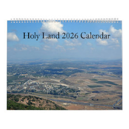 Heliga landet 2026 Väggkalender Kalender