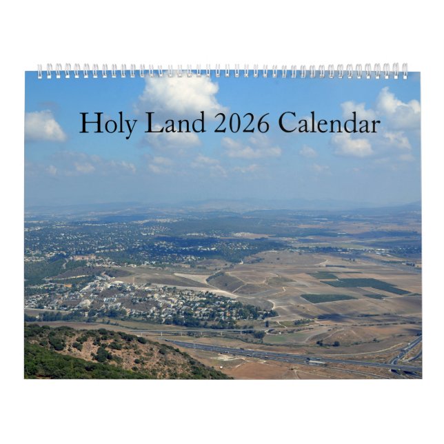 Heliga landet 2026 Väggkalender Kalender (Omslag)