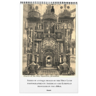 Heliga Landets Bibel Kristna Platser Kyrkofamilj Kalender