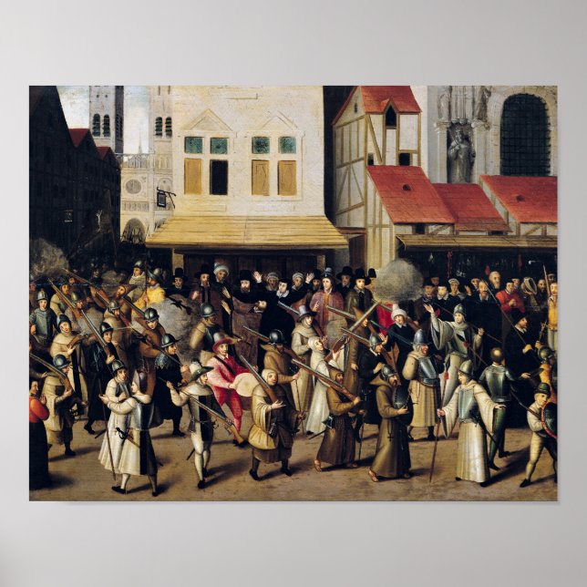 Heliga Leagets uppträdande 1590 Poster (Framsidan)