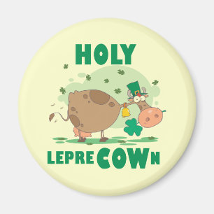 HELIGA LepreCOWn T-shirts och presenter Magnet